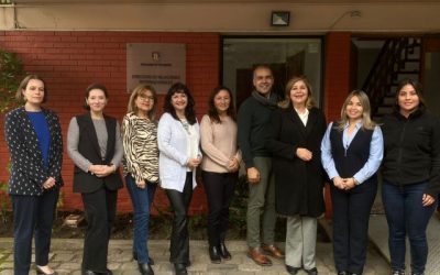 Para articular trabajo: Directora de Relaciones Internacionales, Yasna Pereira y equipo DRI, se reúnen con Vicerrectora VRIM, Ximena Gauché y directores Moira Délano y Claudio Jiménez
