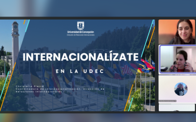 Encargada de Internacionalización de la DRI dicta Charla a estudiantes de Administración Pública y Ciencia Política, sobre oportunidades de Movilidad en Francia