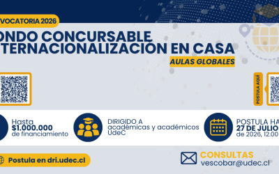 UdeC abre convocatoria del Fondo “Aulas Globales” para fortalecer la internacionalización del pregrado